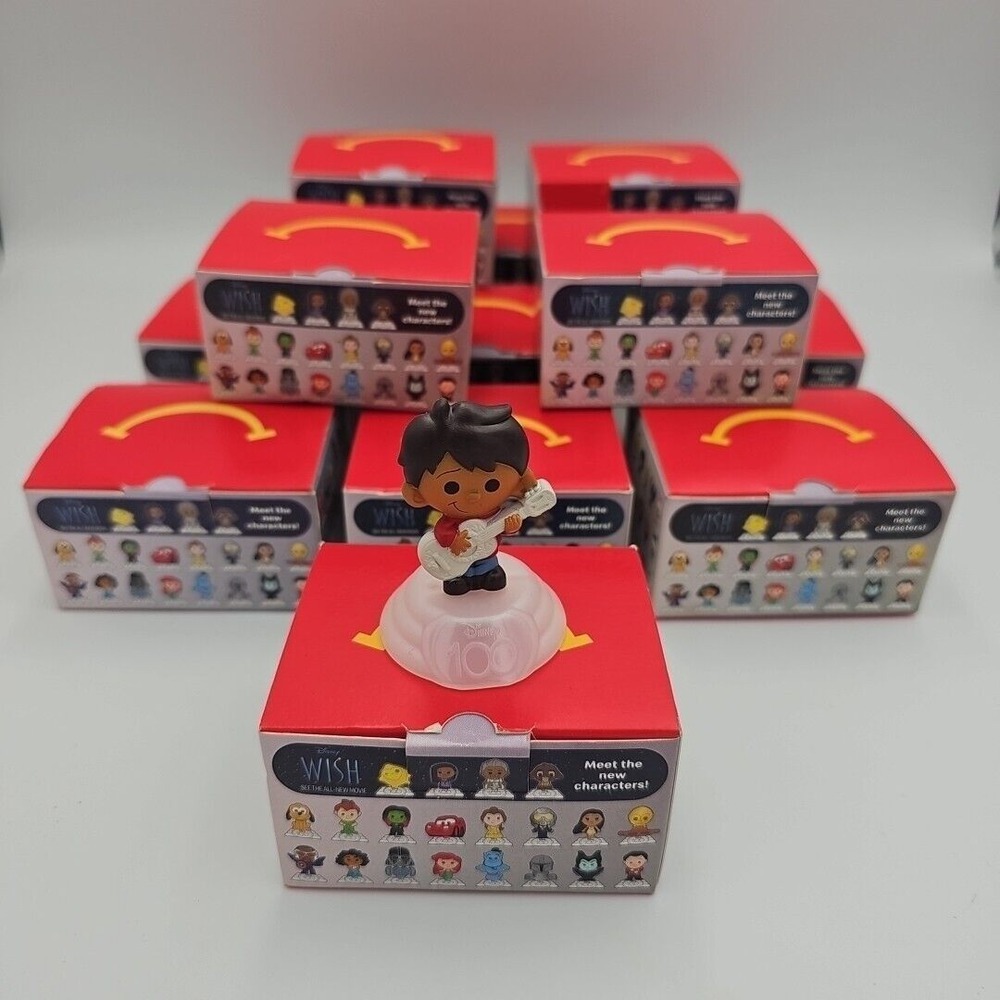 2023 Disney 100 Years McDonald's Happy Meal Toy‎ Figures Lot New with Boxes